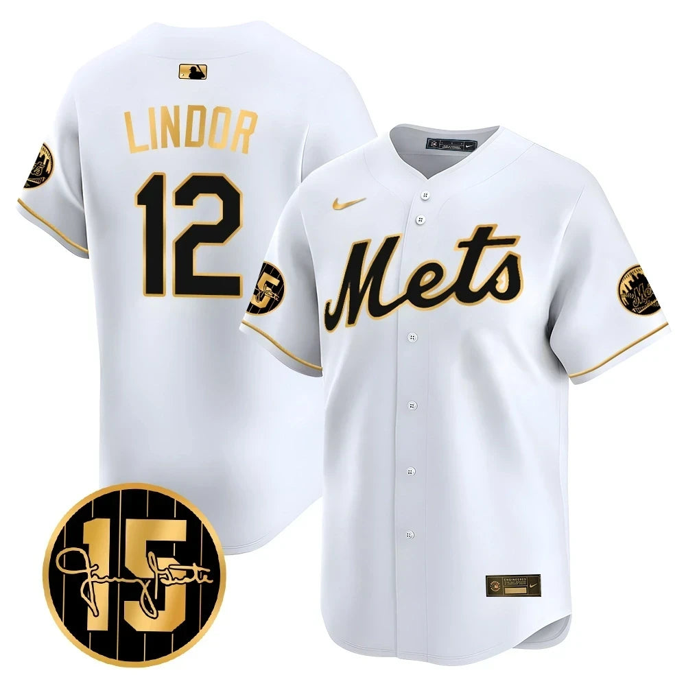 New York Mets Jerry Grote Patch Vapor Premier Limited V1 Jersey  All Stitched