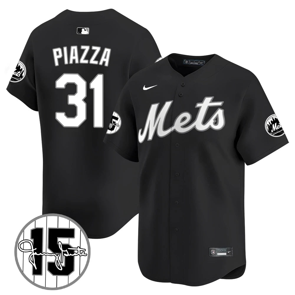 New York Mets Jerry Grote Patch Vapor Premier Limited V1 Jersey  All Stitched