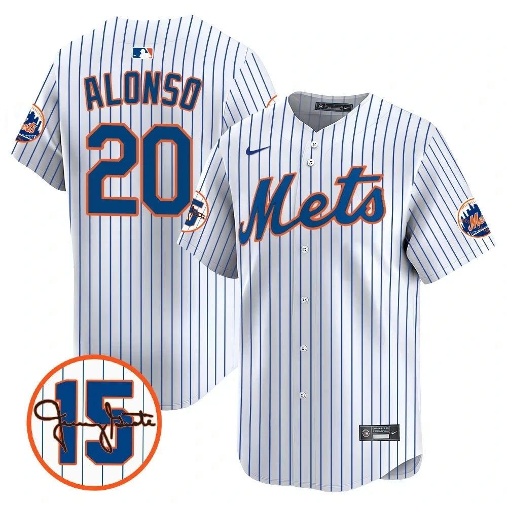New York Mets Jerry Grote Patch Vapor Premier Limited V1 Jersey  All Stitched