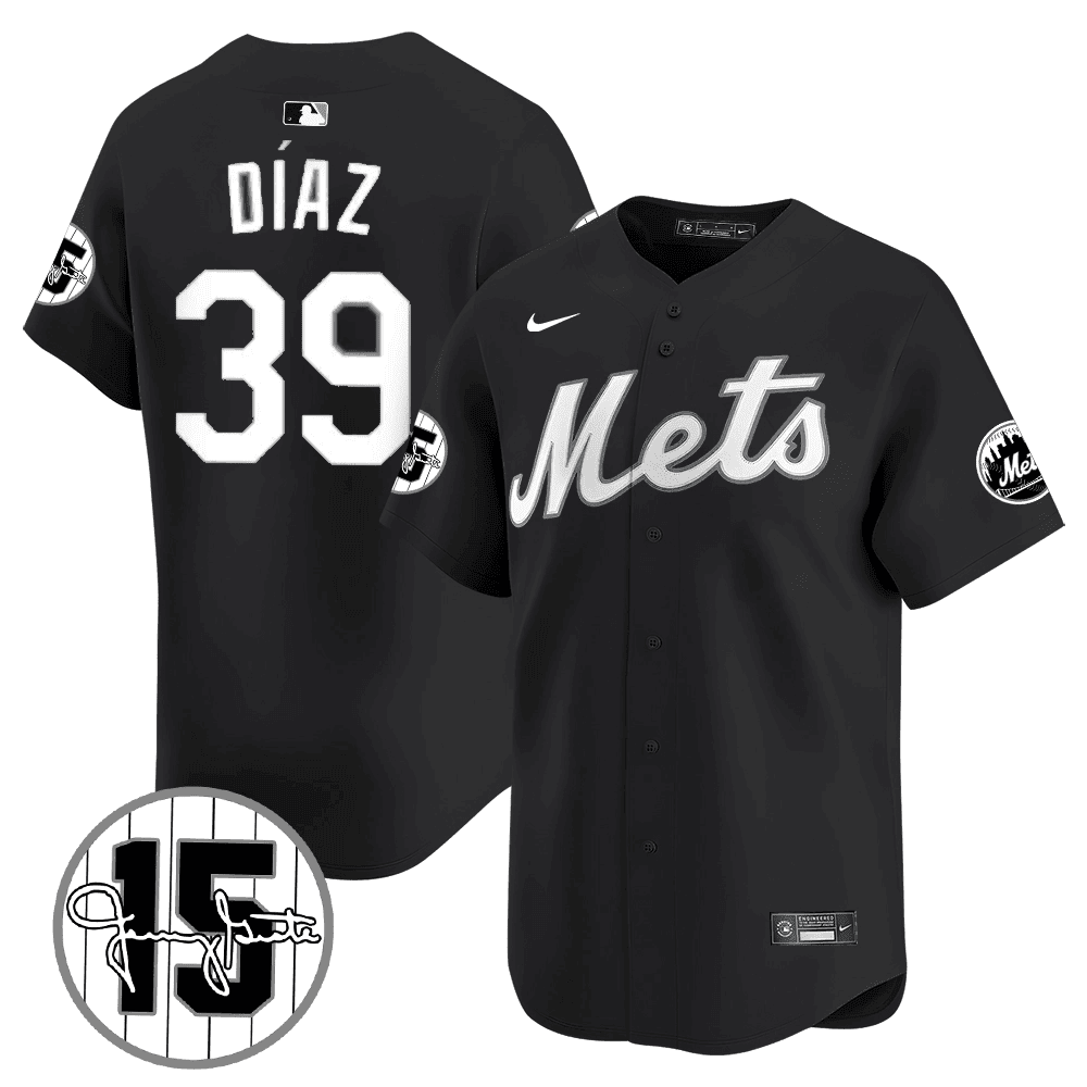 New York Mets Jerry Grote Patch Vapor Premier Limited V1 Jersey  All Stitched