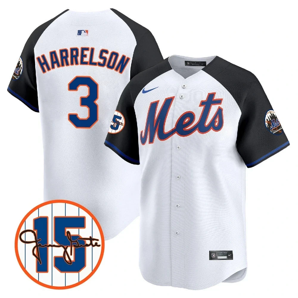 New York Mets Jerry Grote Patch Vapor Premier Limited V1 Jersey  All Stitched