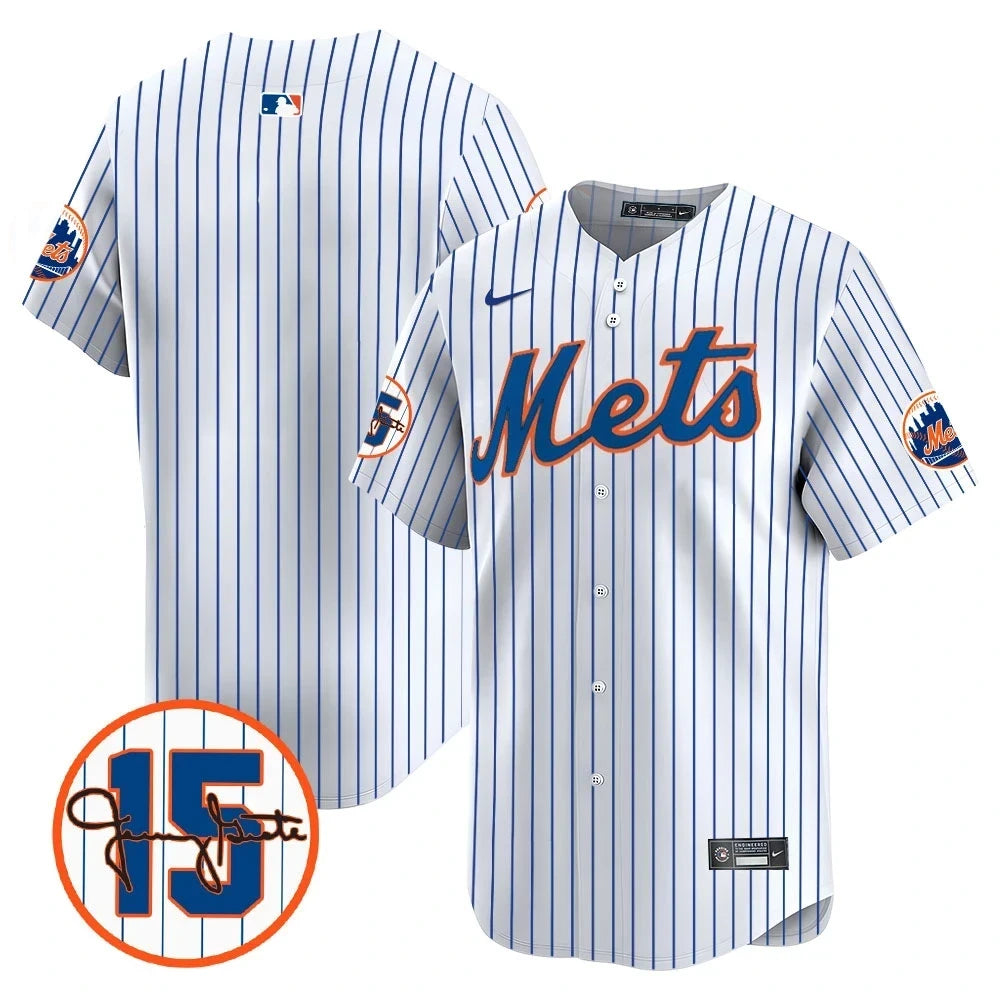 New York Mets Jerry Grote Patch Vapor Premier Limited V1 Jersey  All Stitched