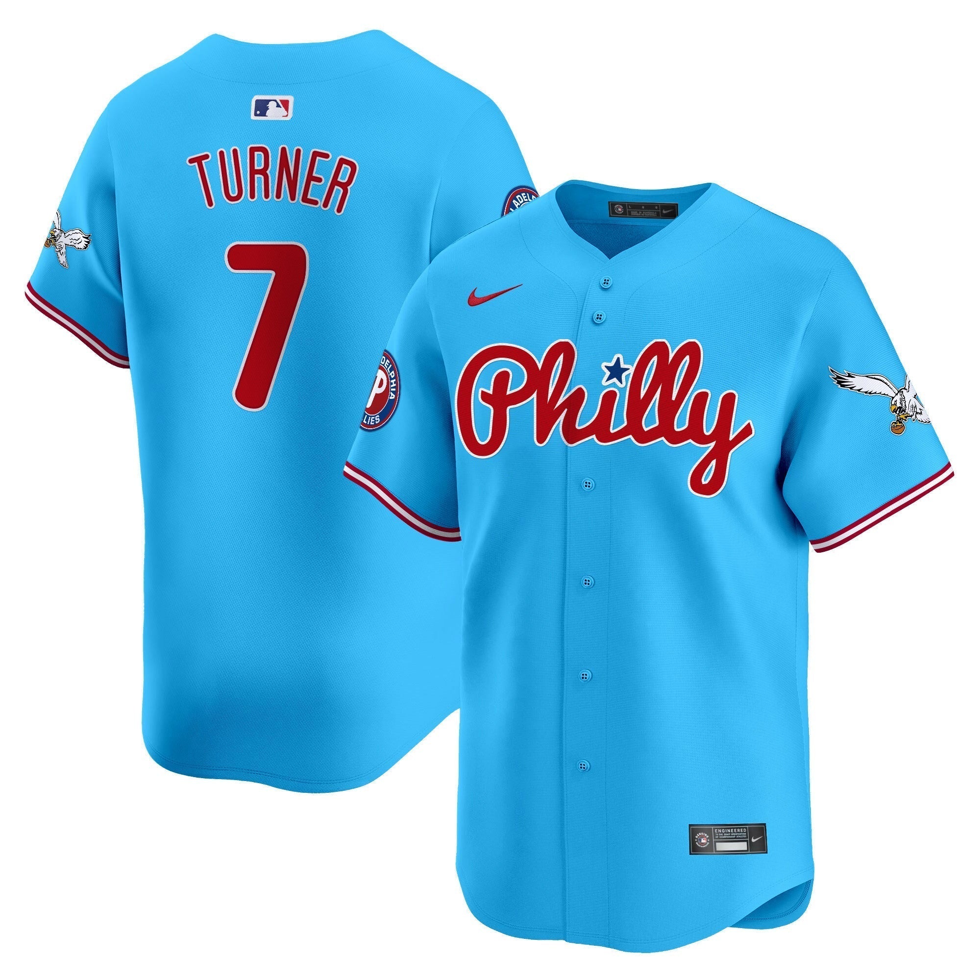 Phillies & Eagles Vapor Premier Limited Jersey - All Stitched