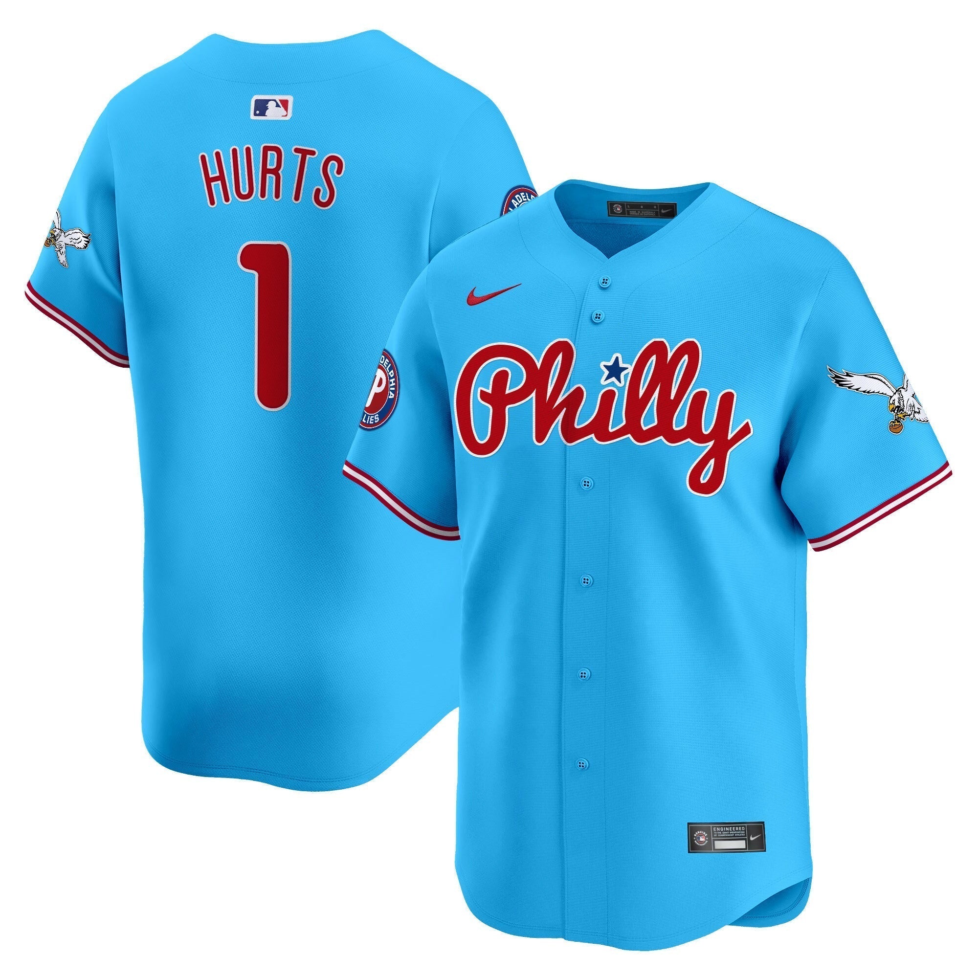 Phillies & Eagles Vapor Premier Limited Jersey - All Stitched