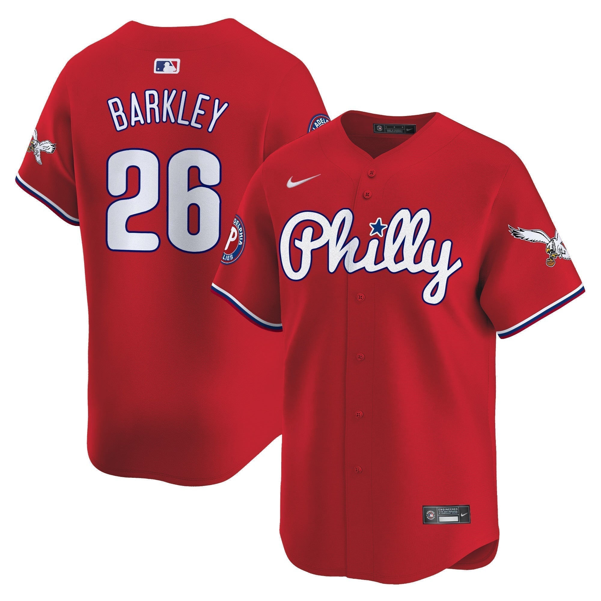 Phillies & Eagles Vapor Premier Limited Jersey - All Stitched