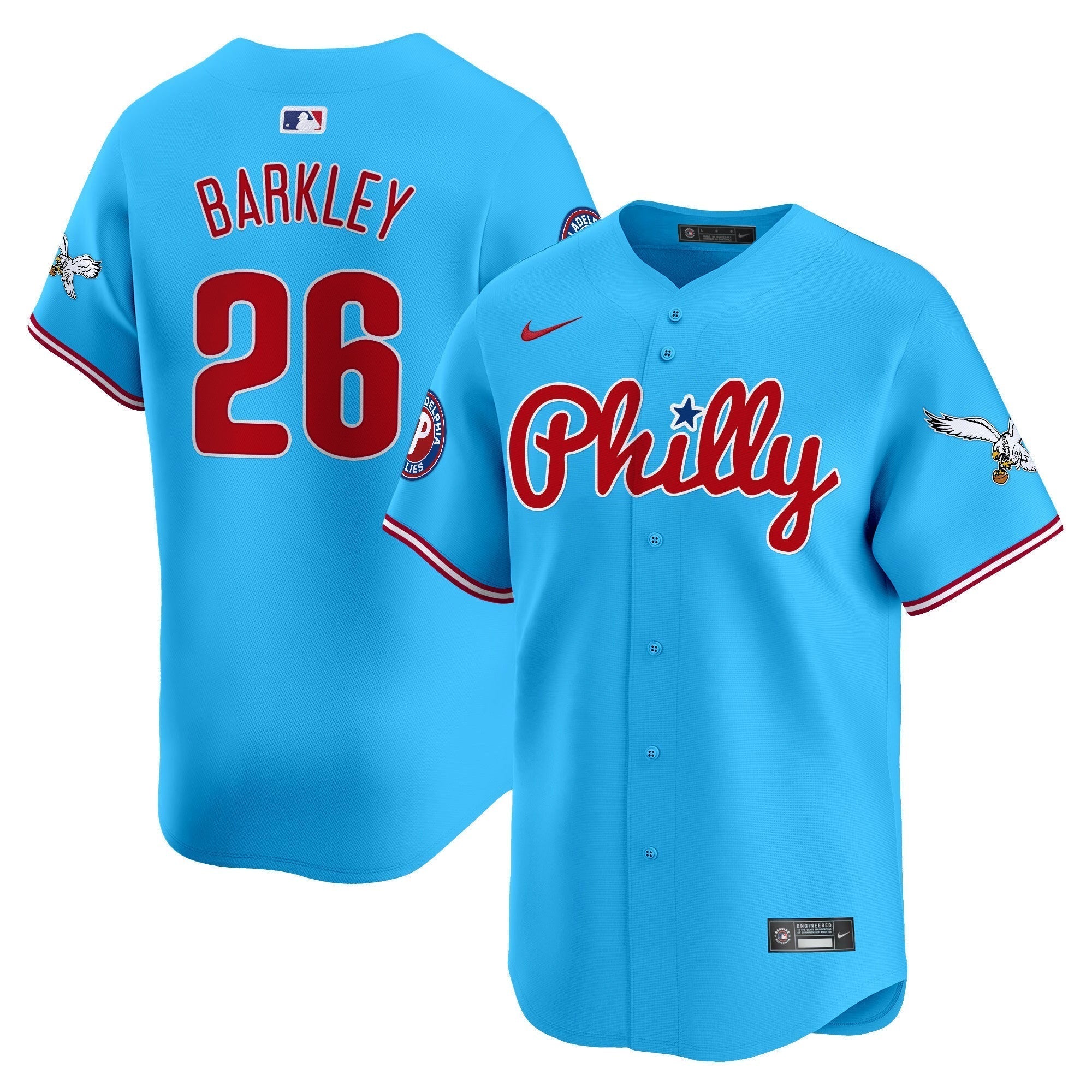 Phillies & Eagles Vapor Premier Limited Jersey - All Stitched