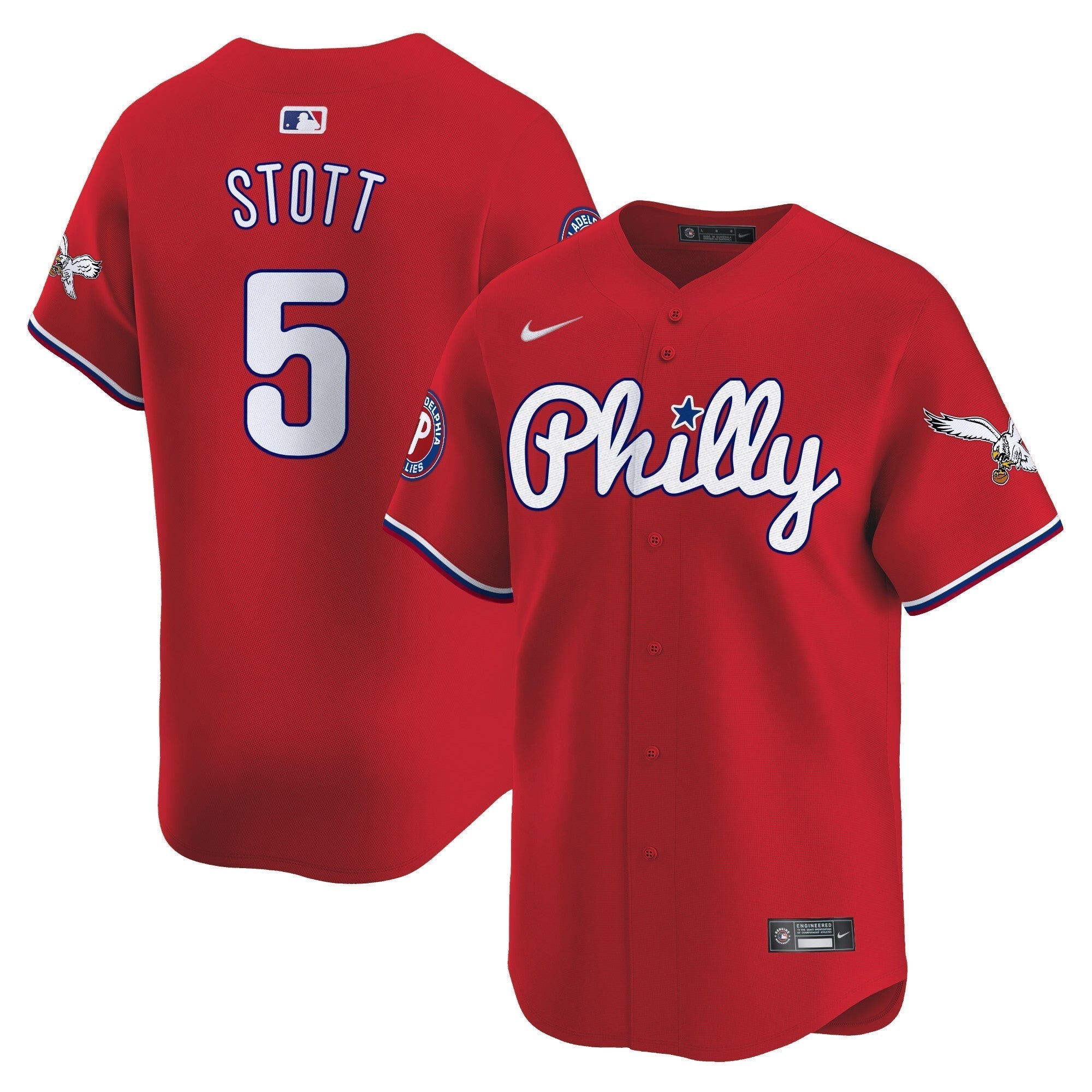 Phillies & Eagles Vapor Premier Limited Jersey - All Stitched