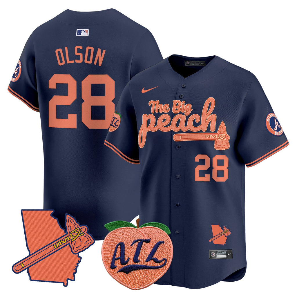 ATL The Big Peach Vapor Premier Limited Jersey V2 - Stitched