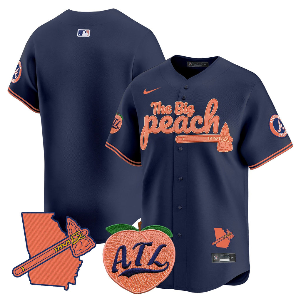 ATL The Big Peach Vapor Premier Limited Jersey V2 - Stitched