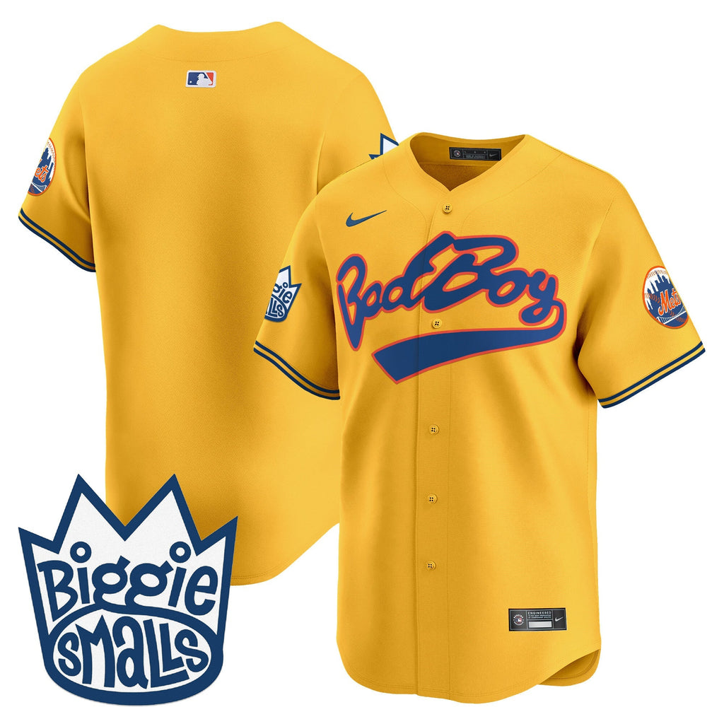 Mets Biggie Smalls Vapor Premier Limited Jersey - Stitched