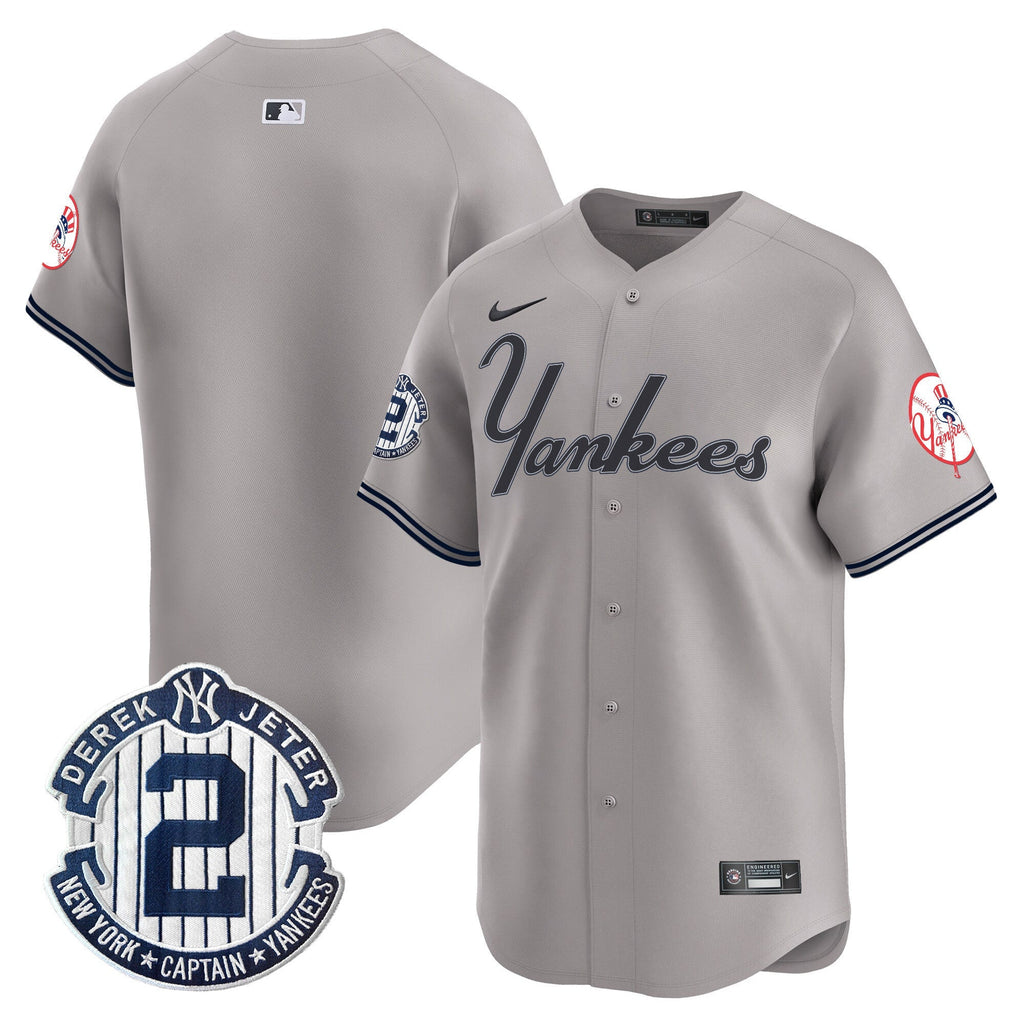 Yankees Throwback Vapor Premier Limited Jersey V2 - Stitched