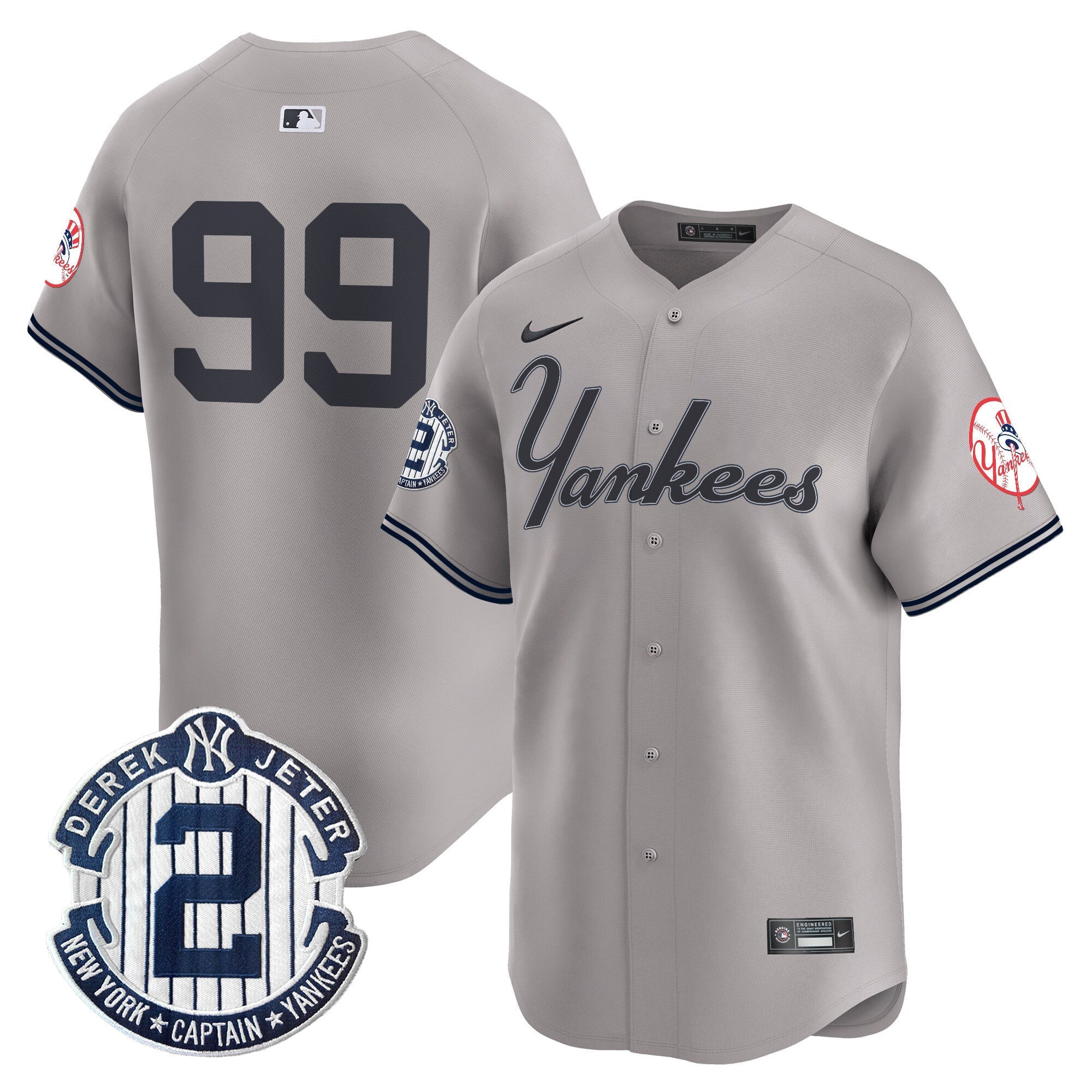 Yankees Throwback Vapor Premier Limited Jersey V2 - Stitched