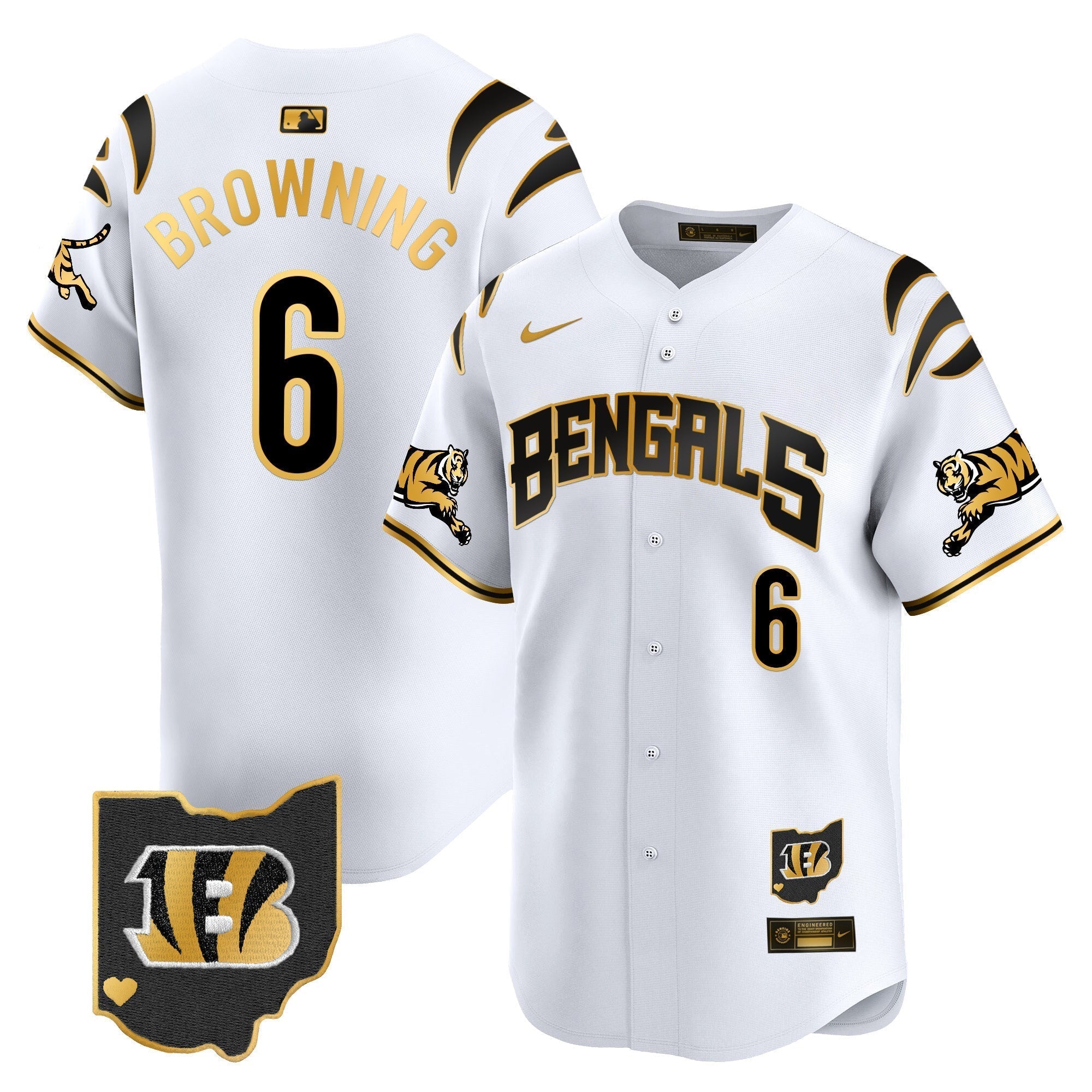 Bengals Vapor Premier Limited Jersey - All Stitched