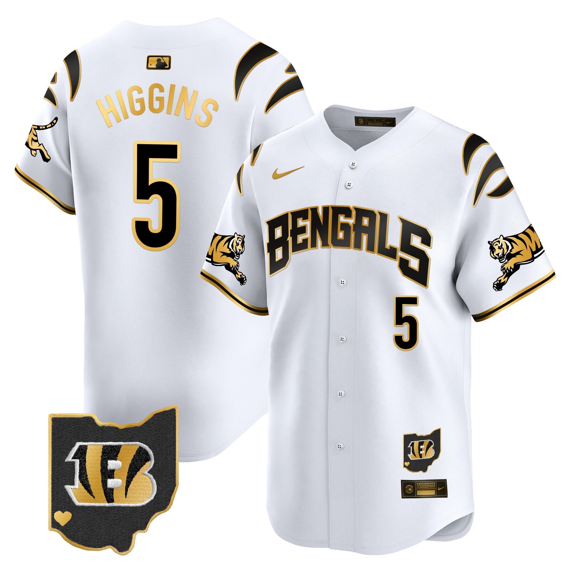 Bengals Vapor Premier Limited Jersey - All Stitched