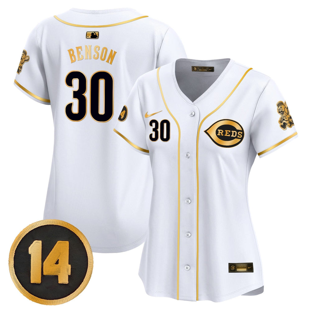 WoCincinnati Reds Pete Rose Patch Vapor Premier Limited Jersey - All Stitched
