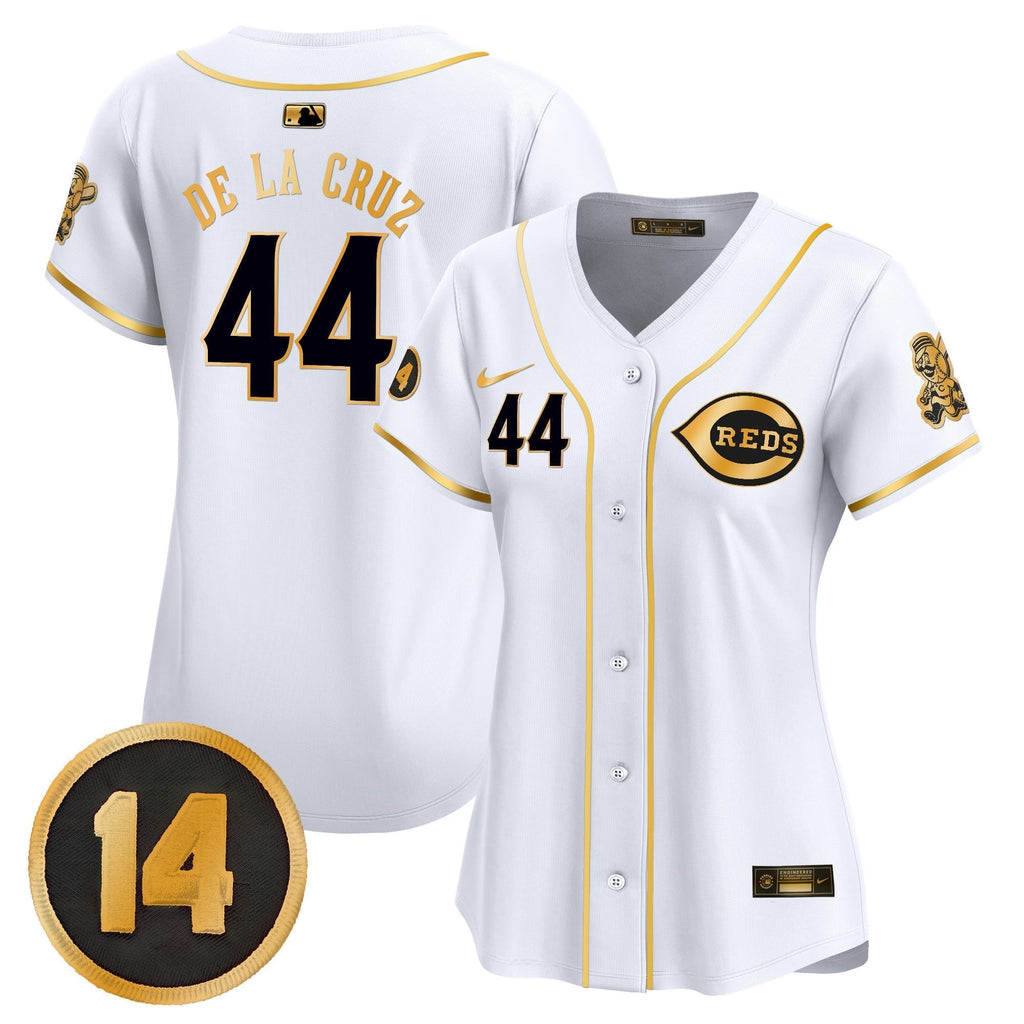 WoCincinnati Reds Pete Rose Patch Vapor Premier Limited Jersey - All Stitched