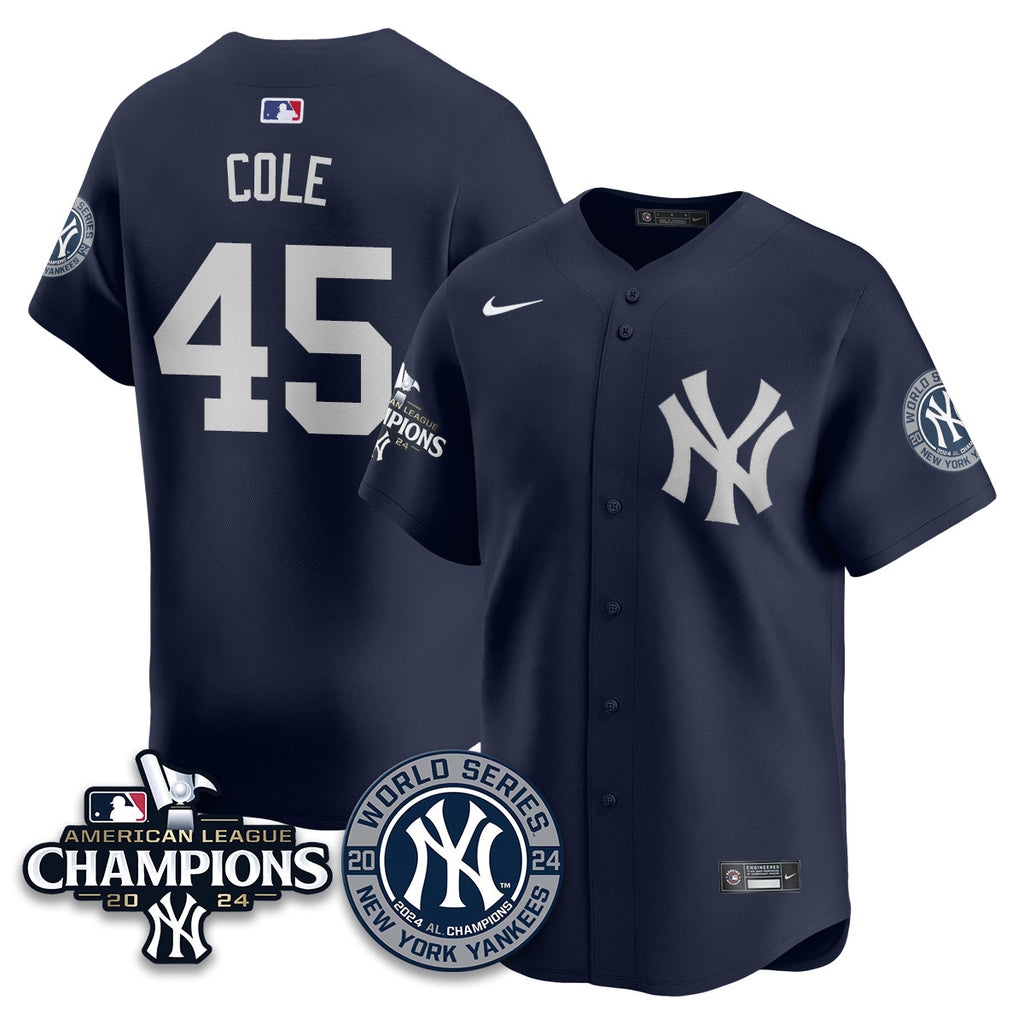 Men's New York Yankees American League Champions Jersey - All Stitched 410VTHNJS026