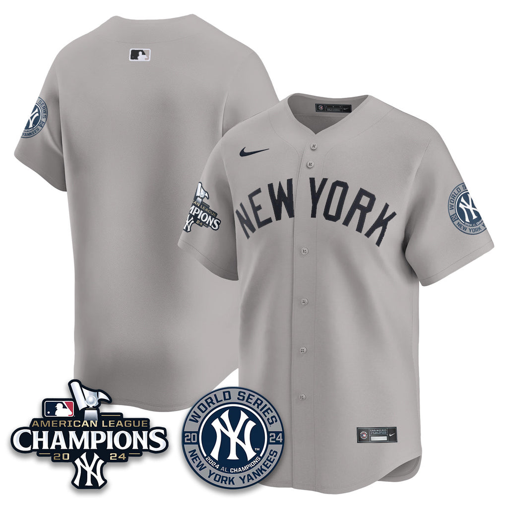 Men's New York Yankees American League Champions Jersey - All Stitched 410VTHNJS026