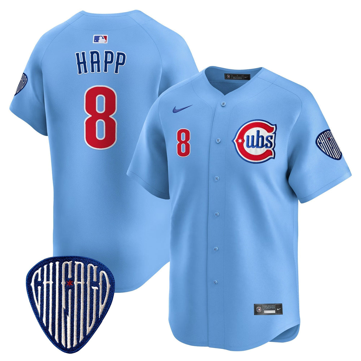 CHC Blue Alternate Vapor Premier Limited Jersey - All Stitched