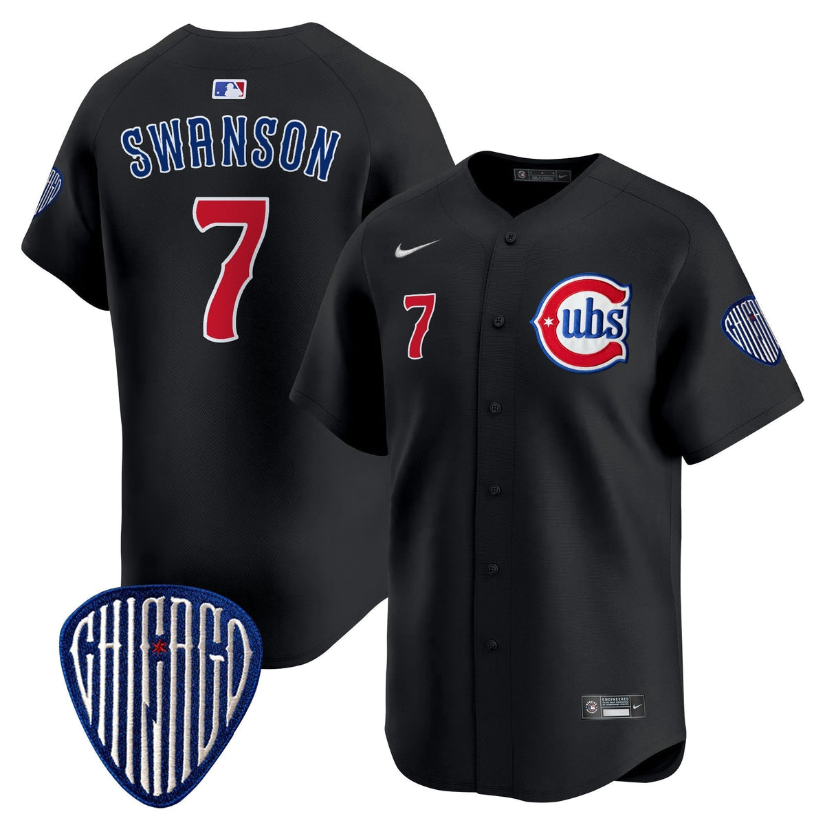 CHC Blue Alternate Vapor Premier Limited Jersey - All Stitched