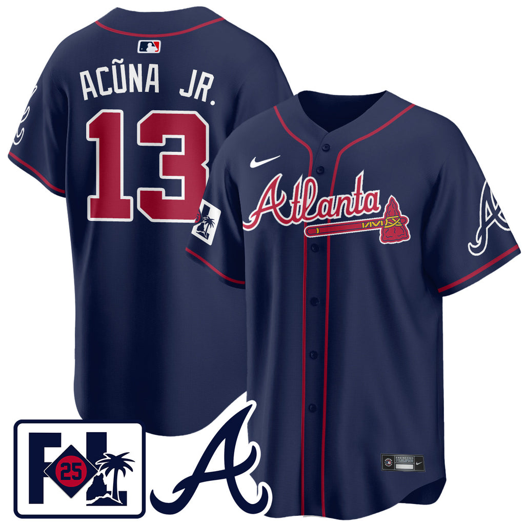 Men's Atlanta Braves 2025 Spring Training Jersey - All Stitched