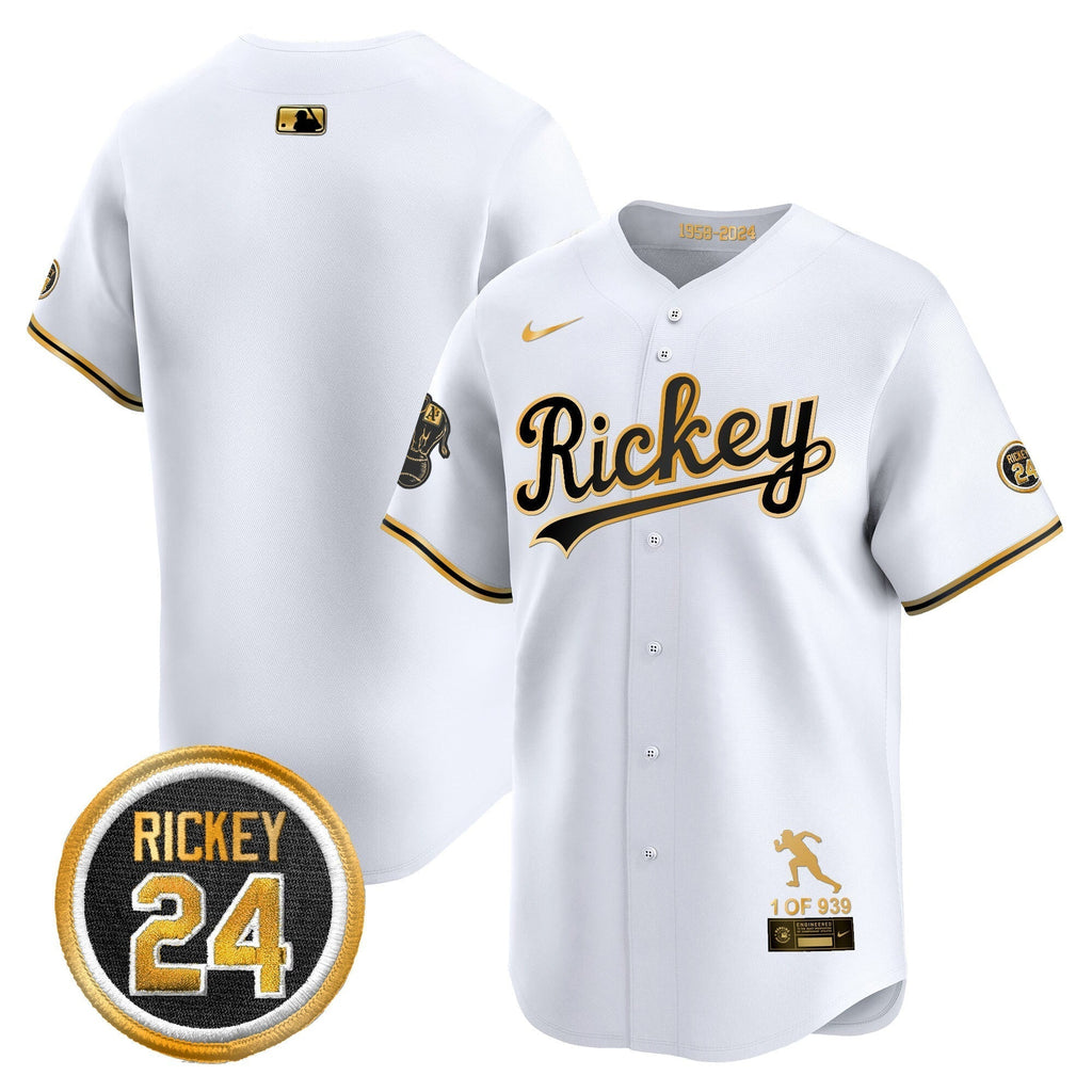 OAK Rickey Tribute style Vapor Premier Limited Jersey - All Stitched
