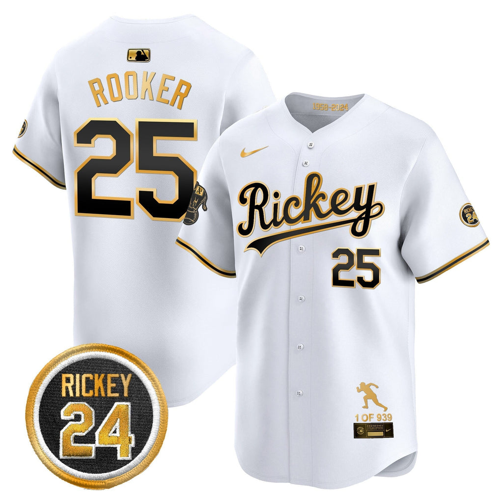 OAK Rickey Tribute style Vapor Premier Limited Jersey - All Stitched