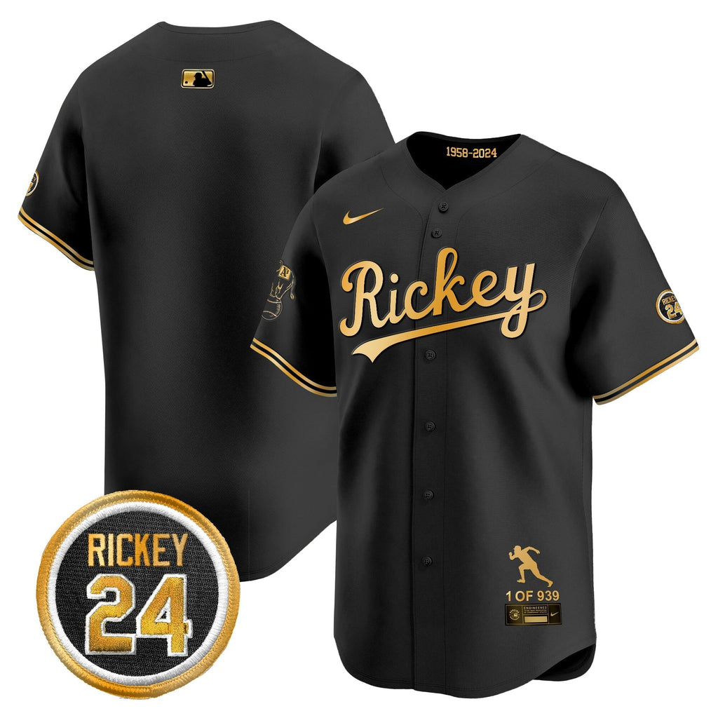 OAK Rickey Tribute style Vapor Premier Limited Jersey - All Stitched