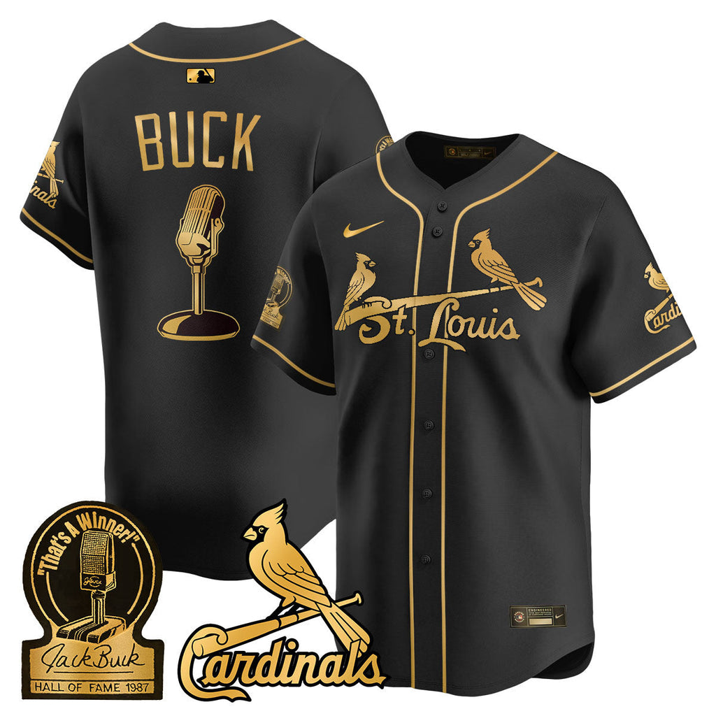 STL Jack Buck Limited Jersey - All Stitched