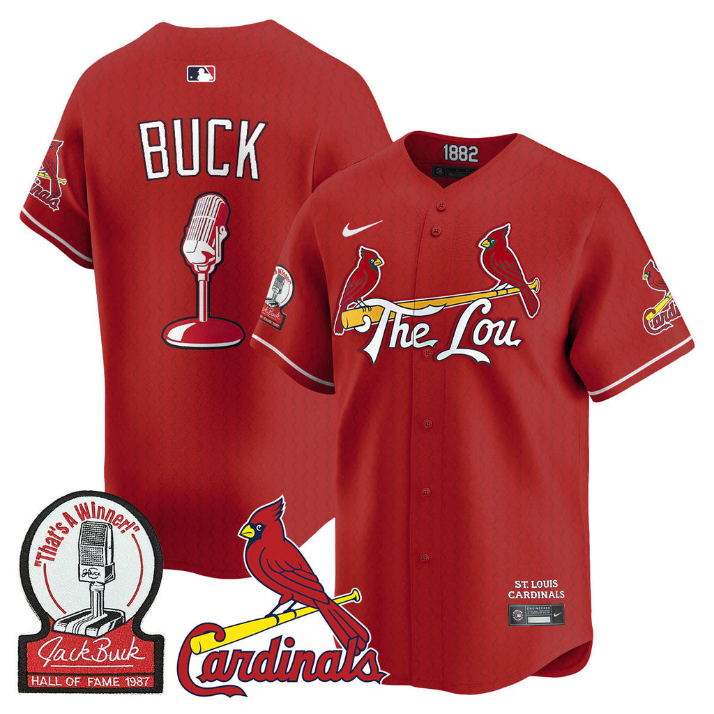 STL Jack Buck Limited Jersey - All Stitched