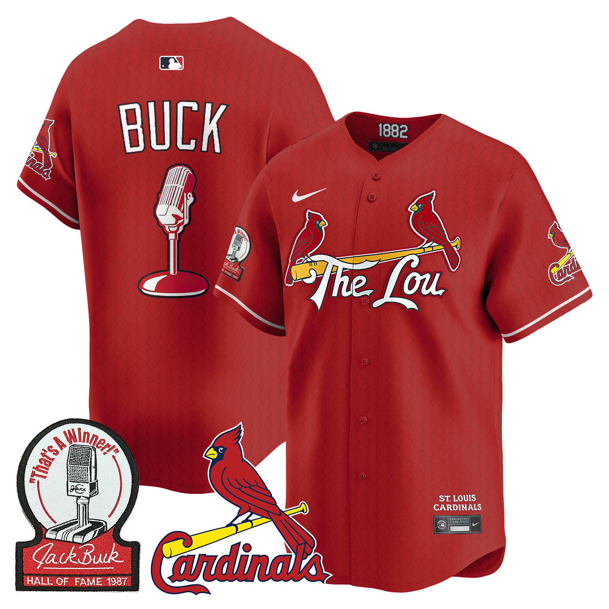 STL Jack Buck Limited Jersey - All Stitched