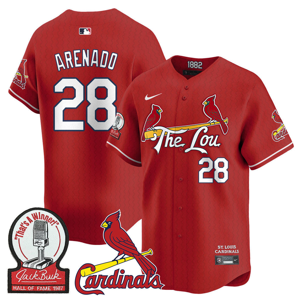 STL Jack Buck Limited Men Jersey - All Stitched