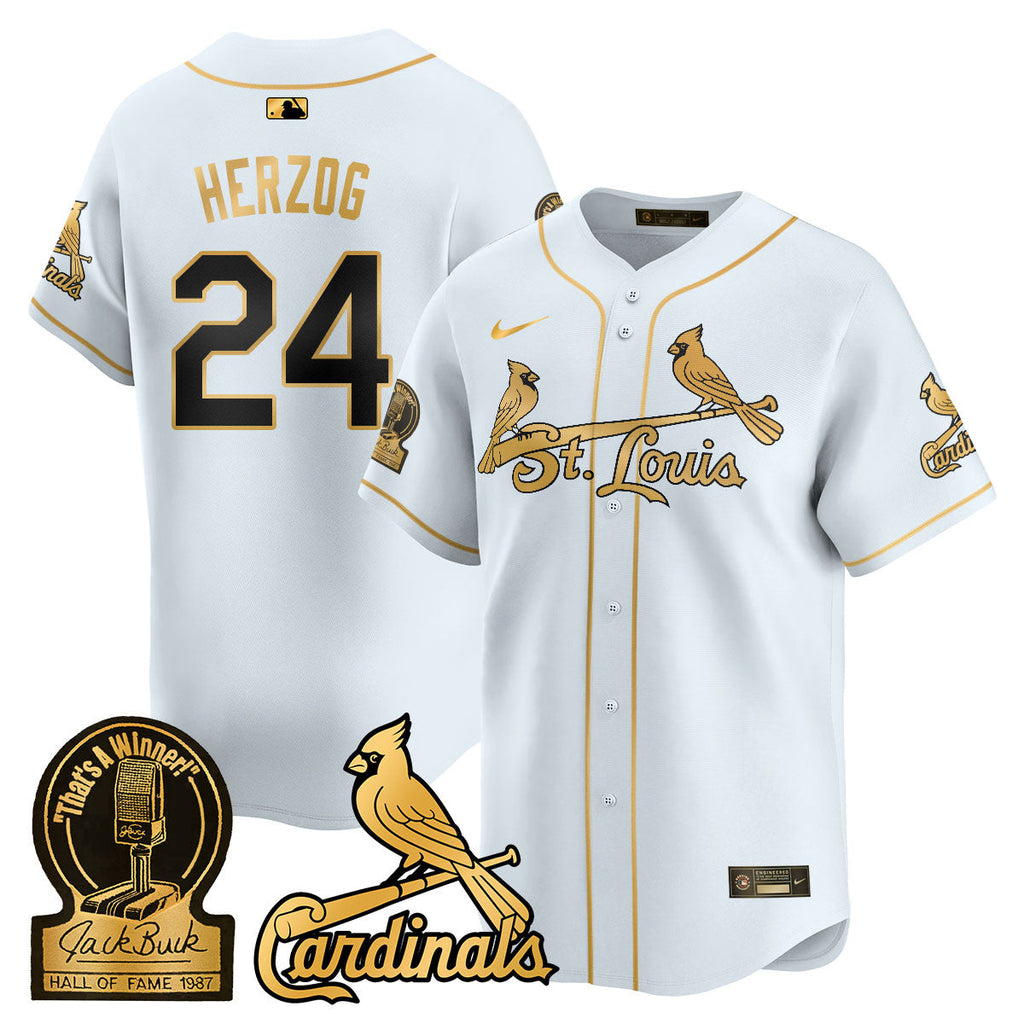 STL Jack Buck Limited Jersey - All Stitched