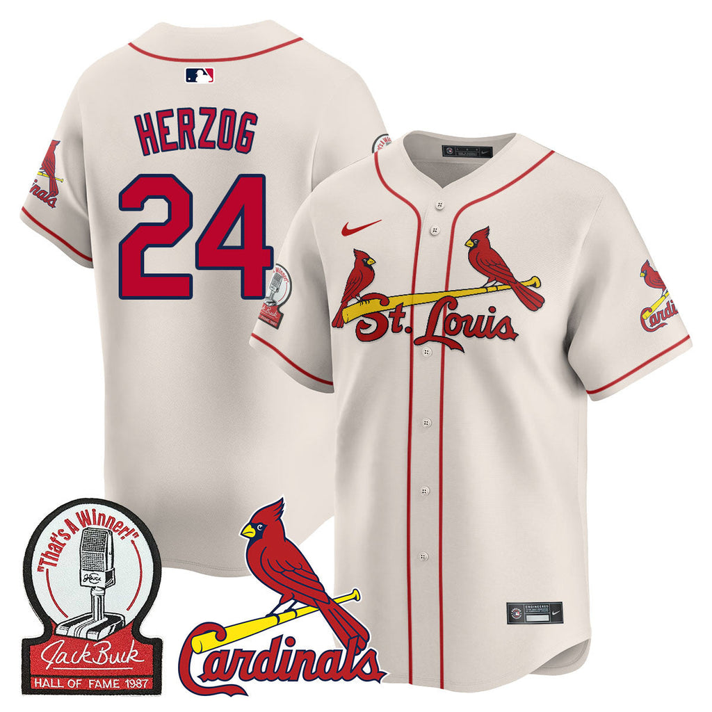 STL Jack Buck Limited Jersey - All Stitched