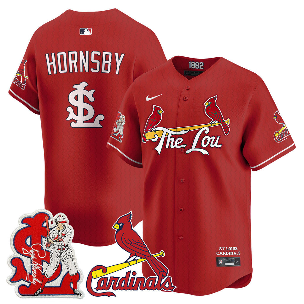 STL Rogers Hornsby Men Jersey - All Stitched