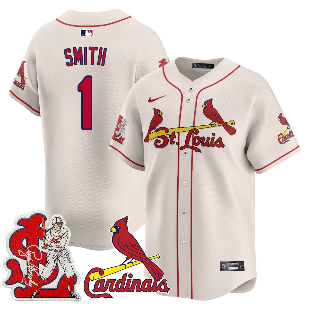 STL Rogers Hornsby Jersey - All Stitched