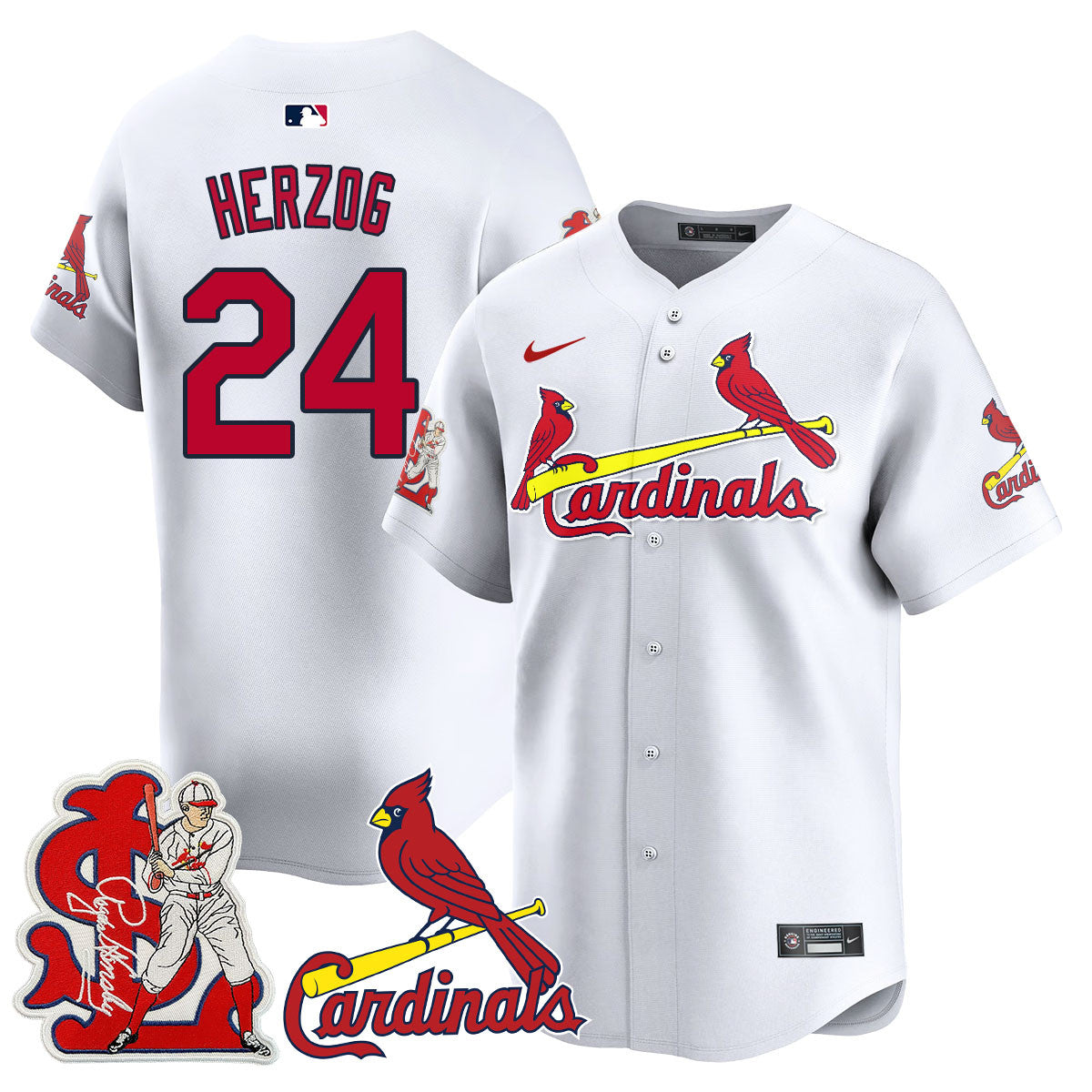 STL Rogers Hornsby Jersey - All Stitched
