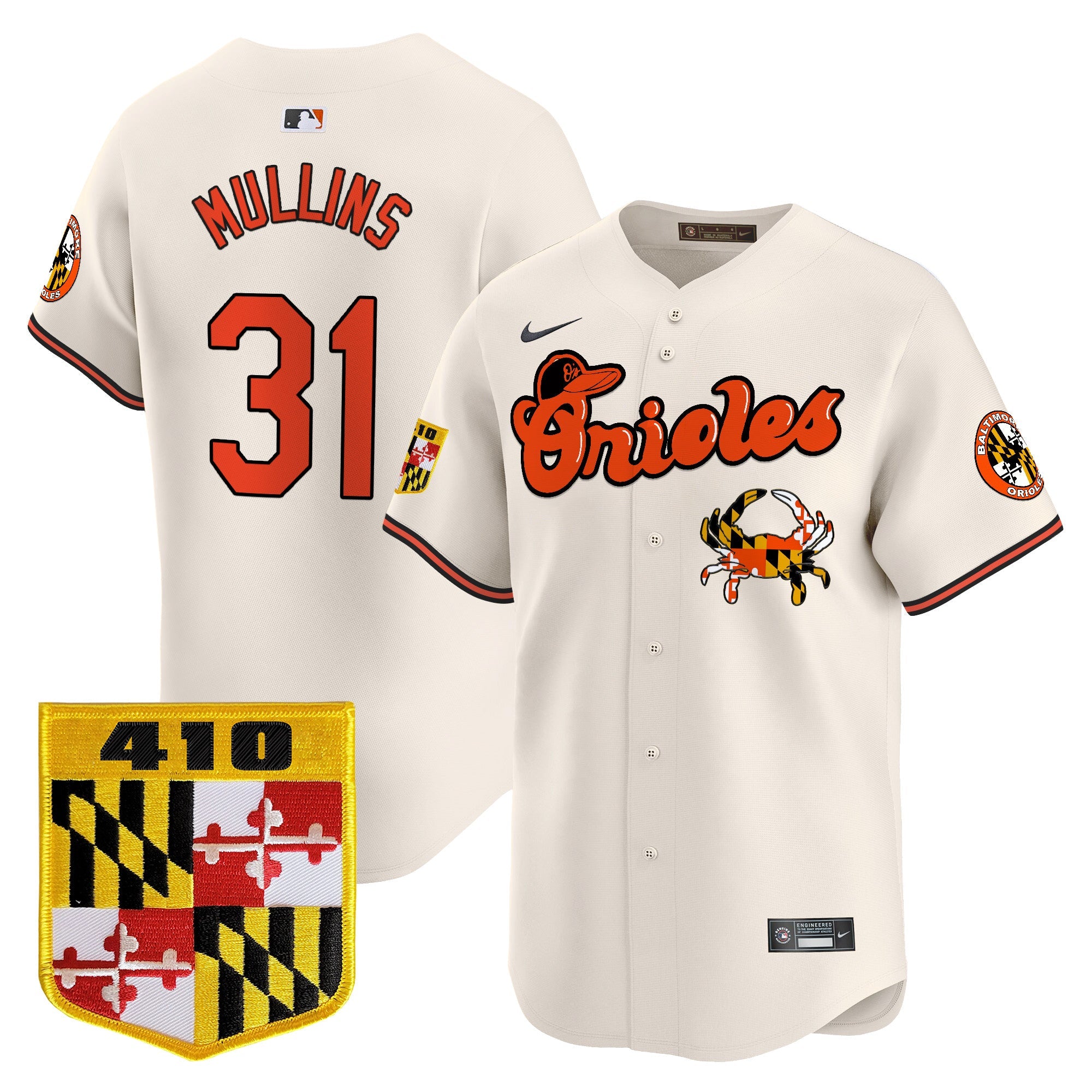 BAL 410 & Chesapeake Crab Patch Vapor Premier Limited Jersey - Stitched (8)
