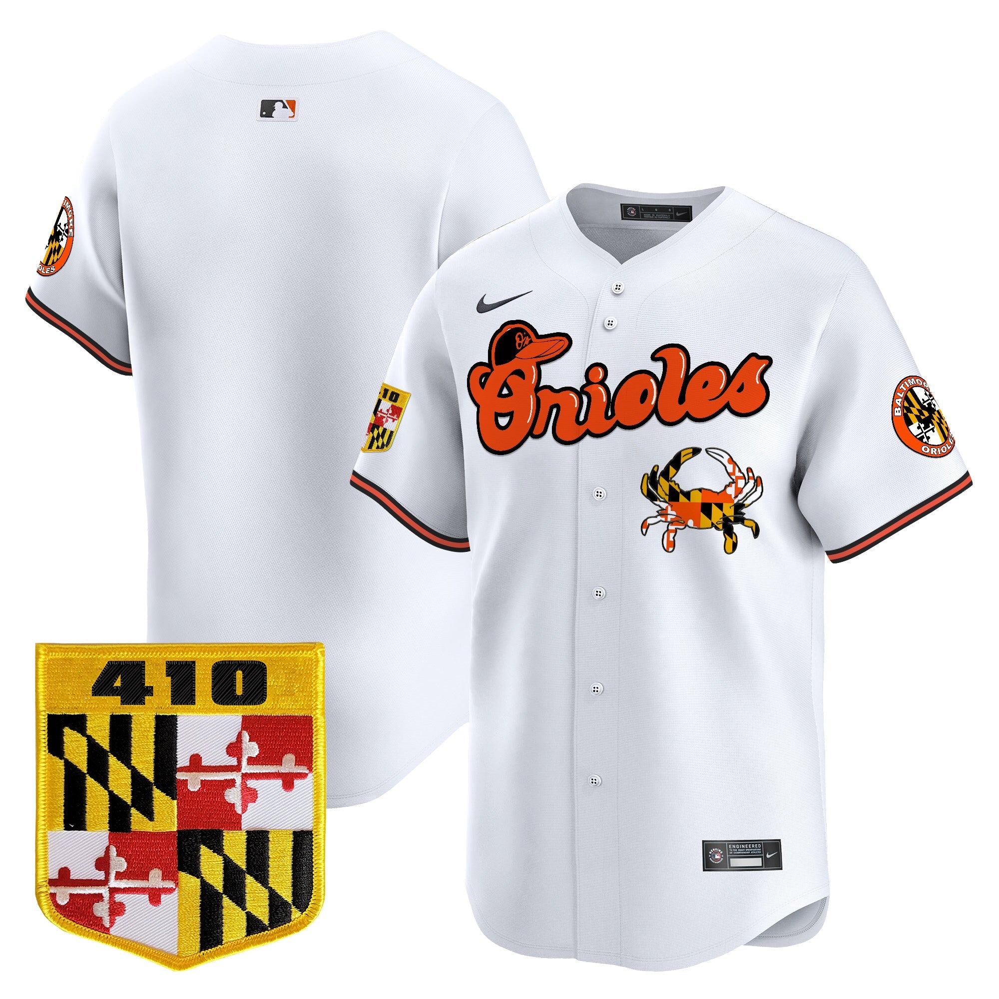BAL 410 & Chesapeake Crab Patch Vapor Premier Limited Jersey - Stitched