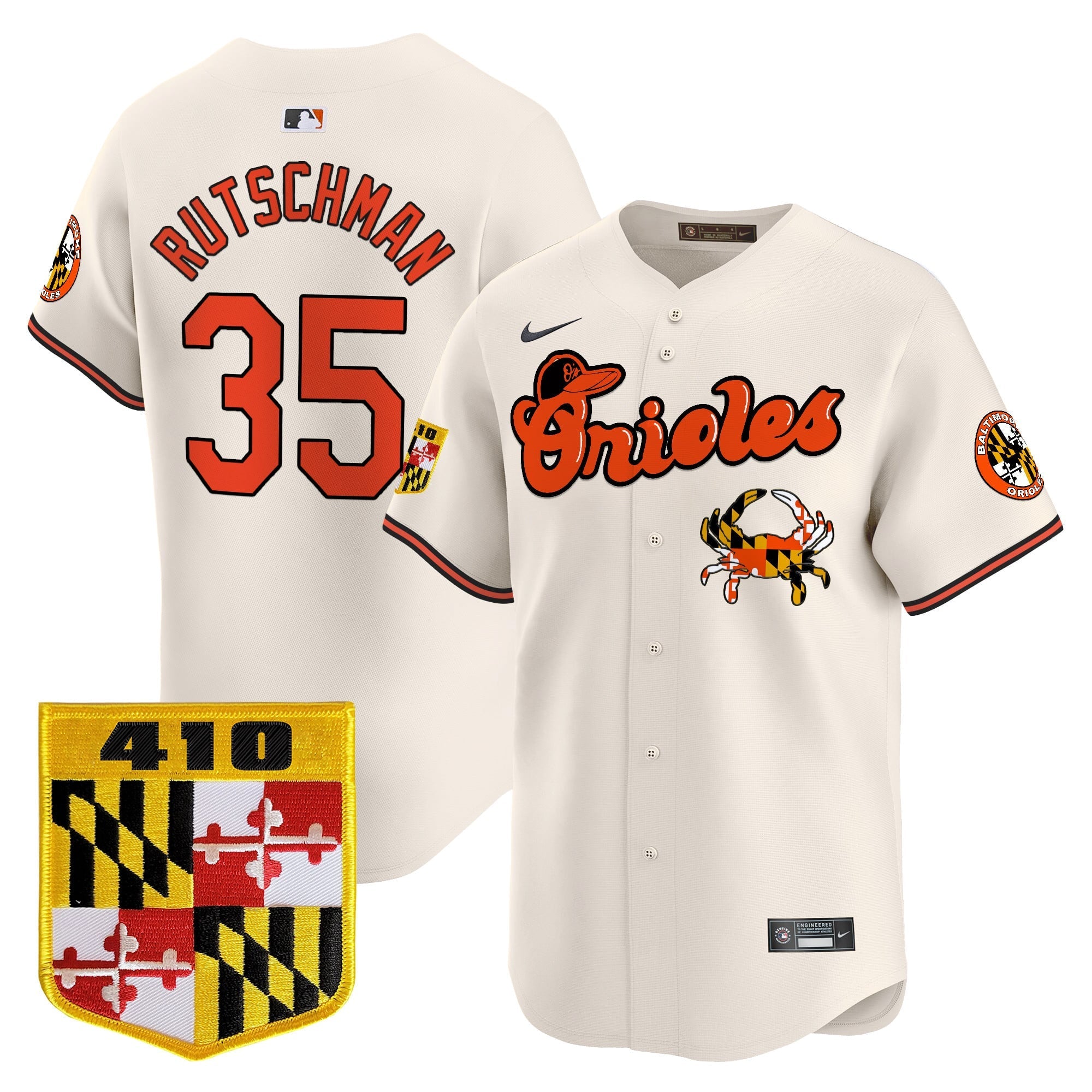 BAL 410 & Chesapeake Crab Patch Vapor Premier Limited Jersey - Stitched