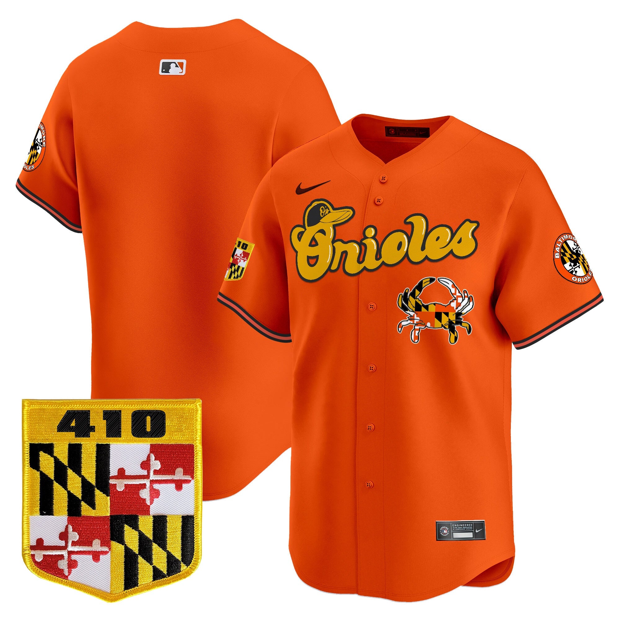 BAL 410 & Chesapeake Crab Patch Vapor Premier Limited Jersey - Stitched