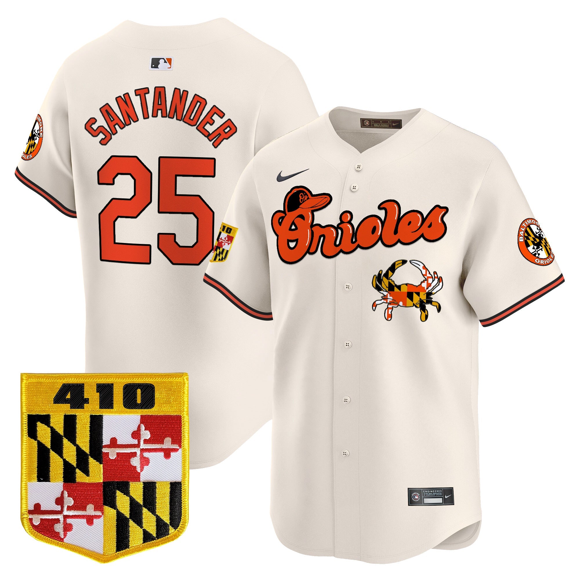 BAL 410 & Chesapeake Crab Patch Vapor Premier Limited Jersey - Stitched (2)