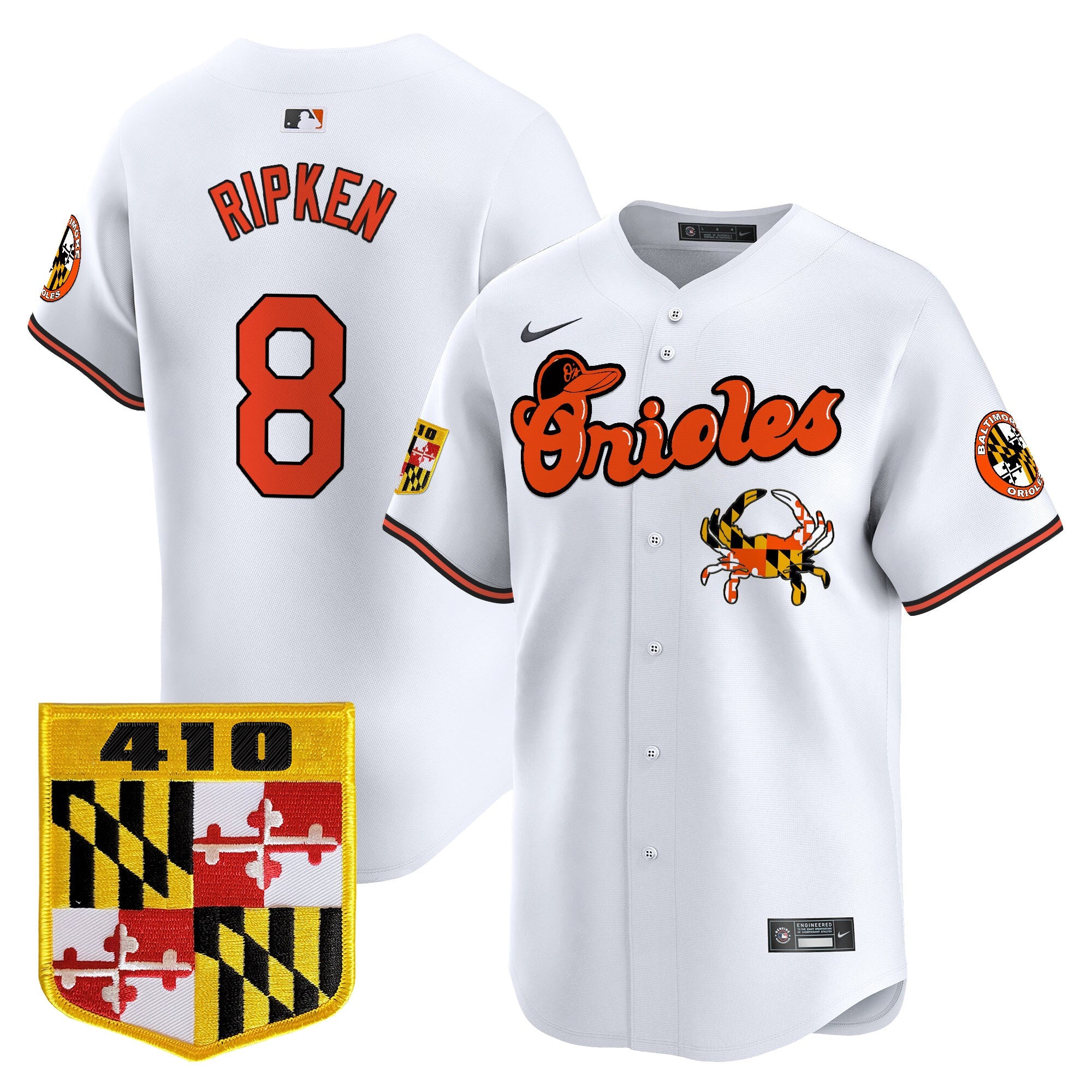 BAL 410 & Chesapeake Crab Patch Vapor Premier Limited Jersey - Stitched