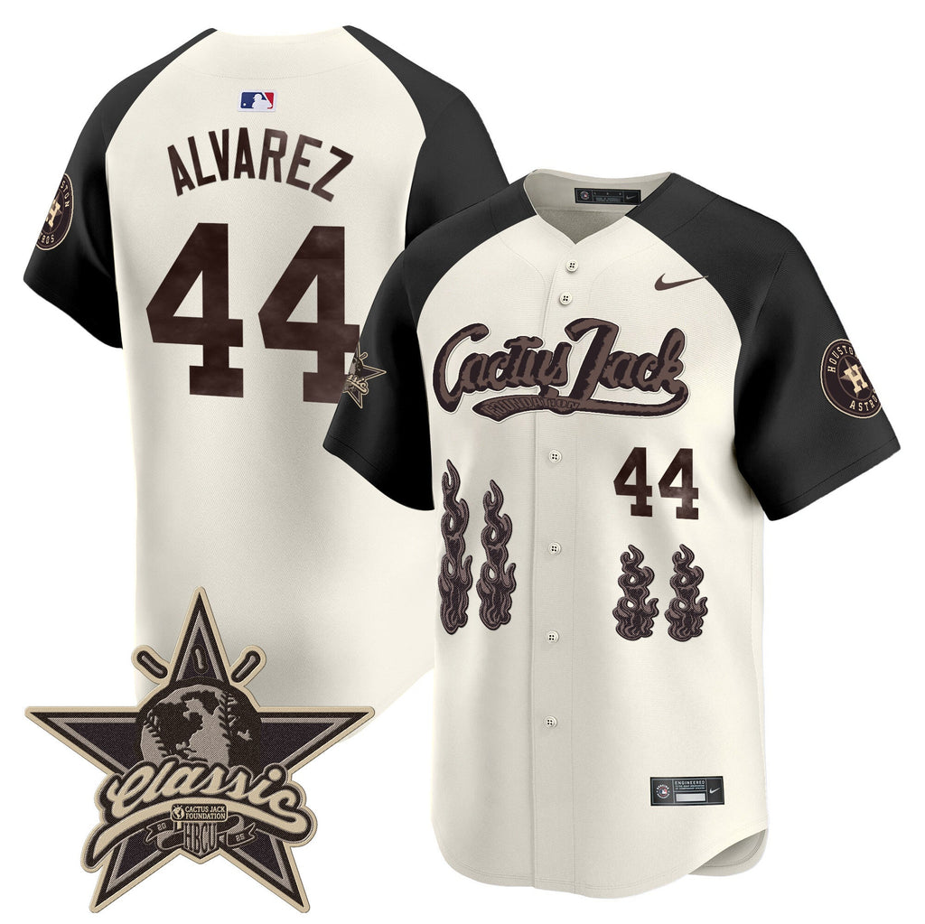 HOU Cactus Jack 2025 Vapor Premier Limited Jersey - All Stitched