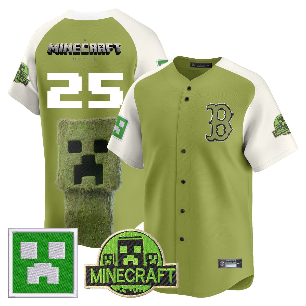 BOS 2025 MINECRAFT Jersey - All Stitched