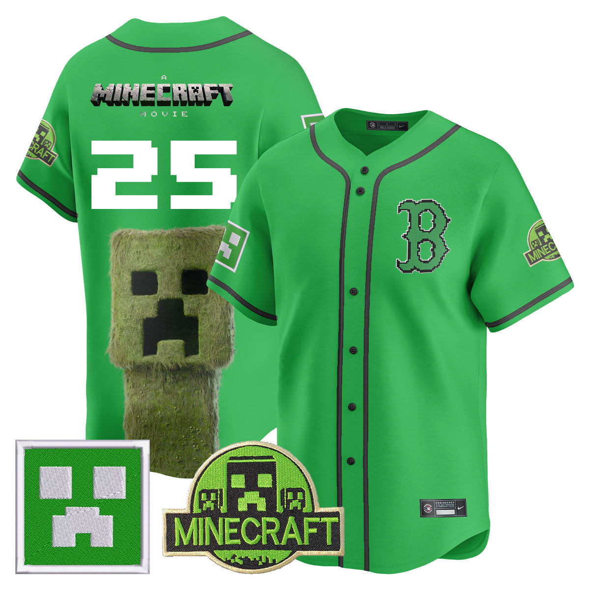 BOS 2025 MINECRAFT Men Jersey - All Stitched