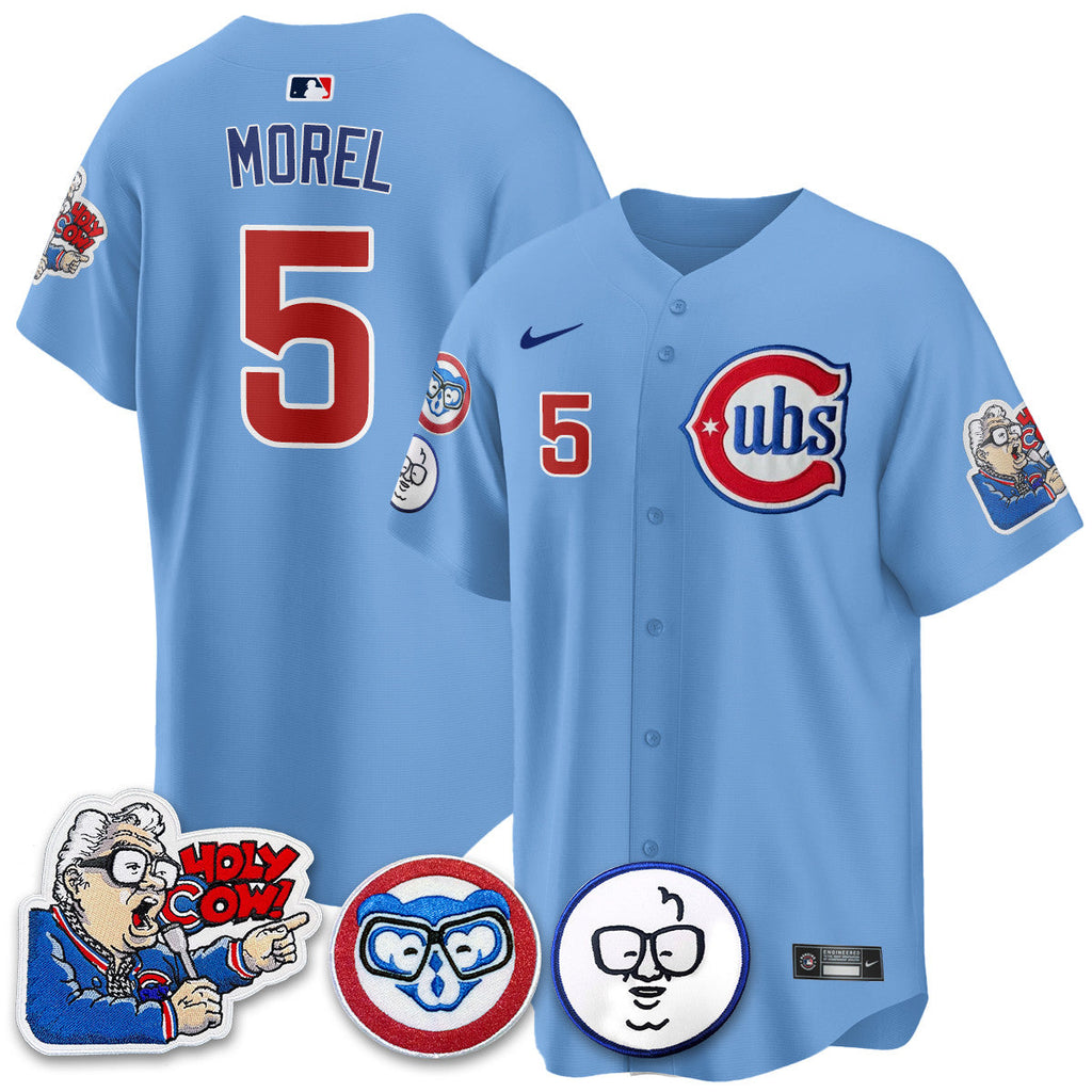 CHC Limited Jersey - Harry Caray "Holy Cow" Patch - All Stitched