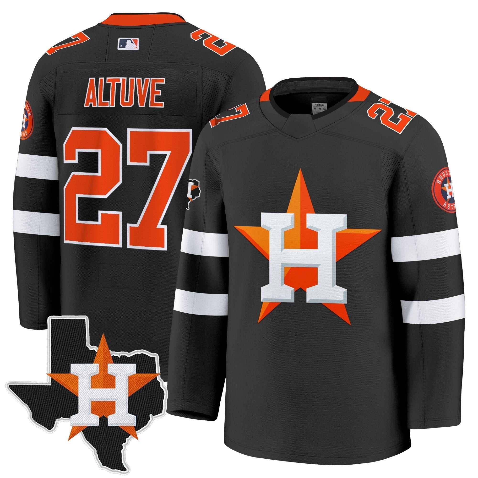 HOU Hockey Premium Jersey - All Stitched