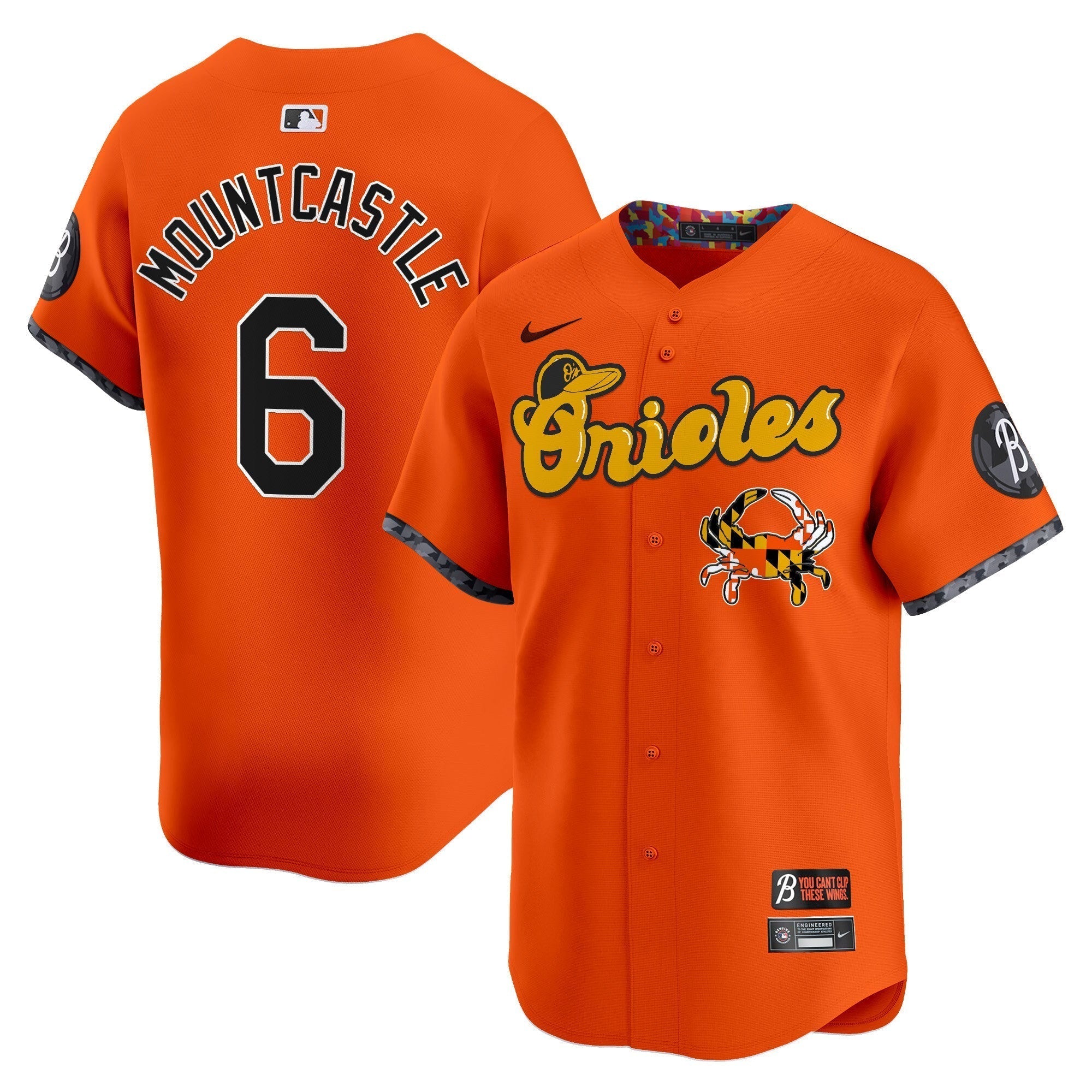 BAL Maryland Blue Crab Vapor Premier Limited Jersey - All Stitched