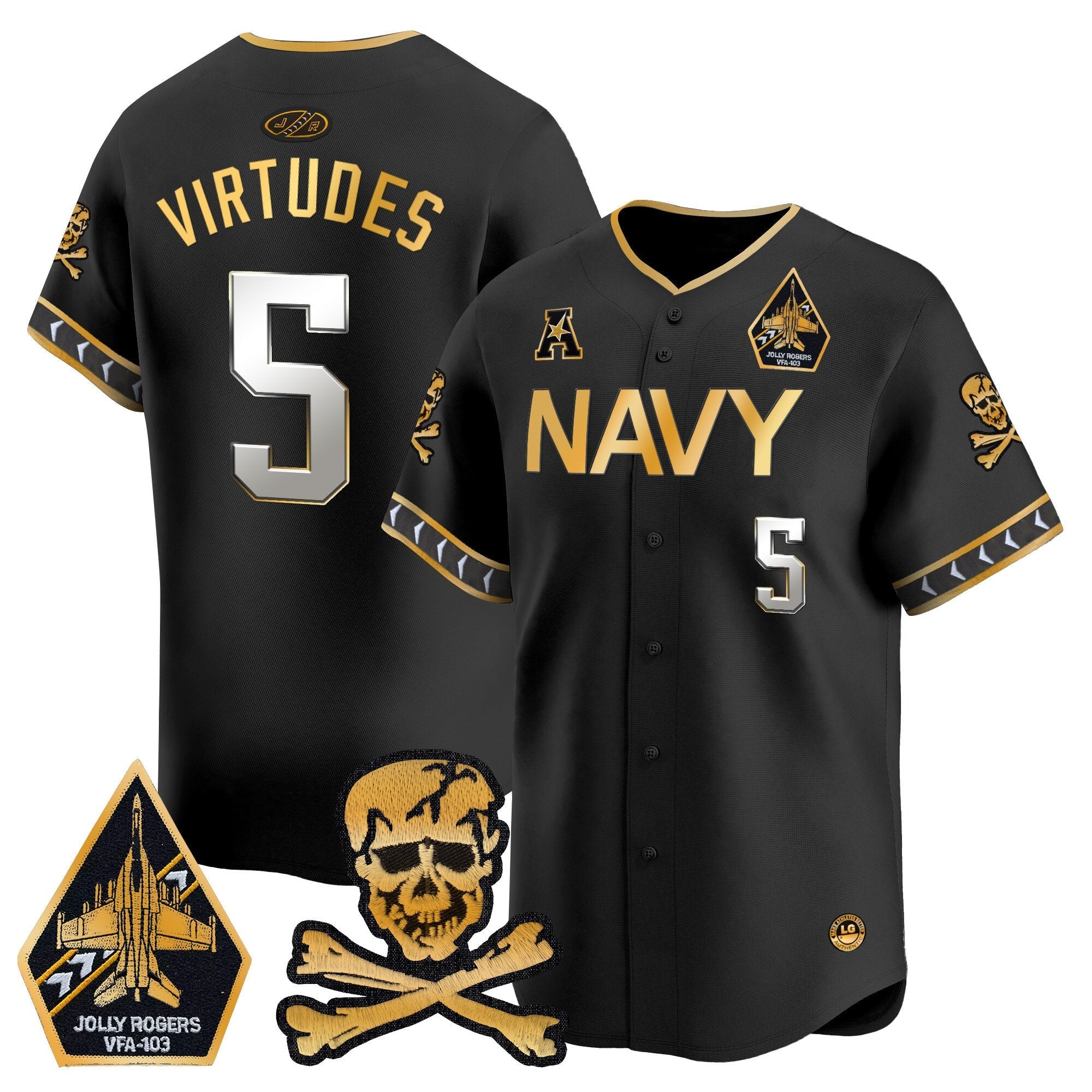 Navy MID 2025 Vapor Premier Limited Jersey - All Stitched